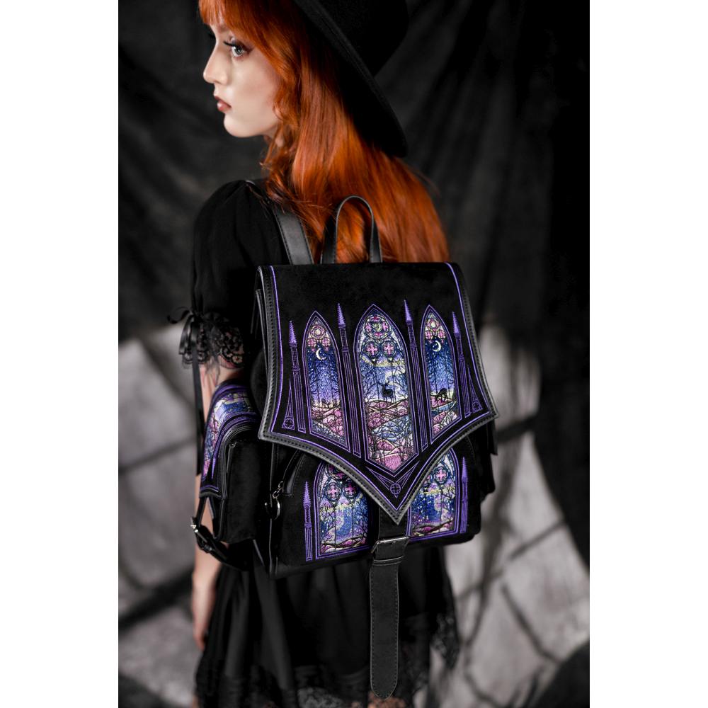 Restyle - Northern Lights Rugtas - Zwart